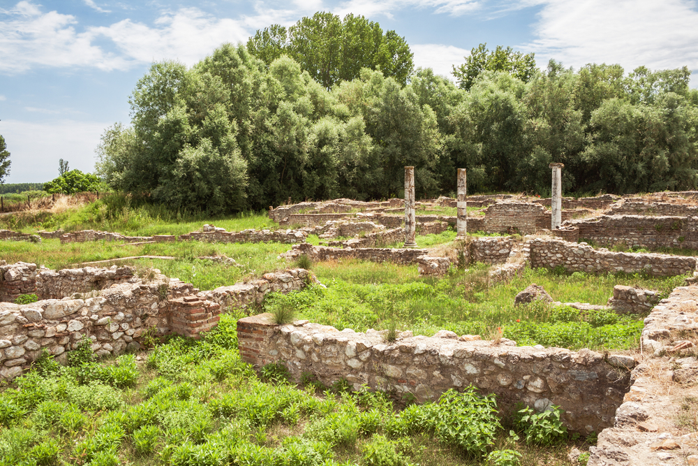 Archäologische Park in Dion