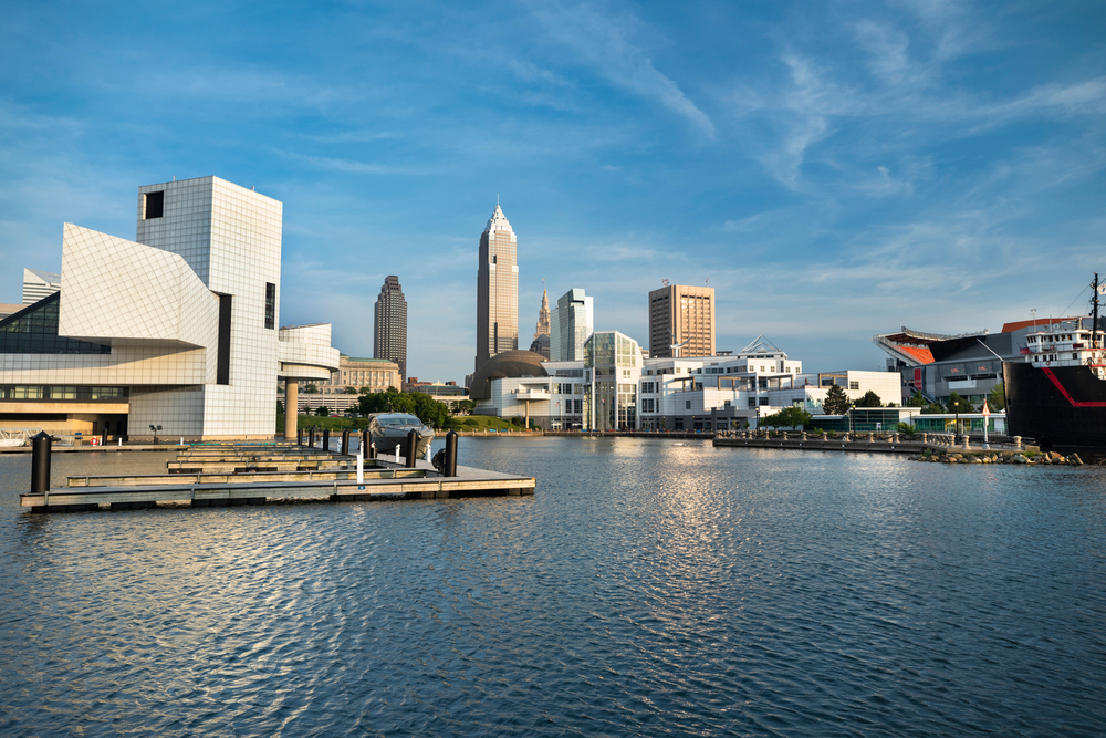 Stadtzentrum von Cleveland