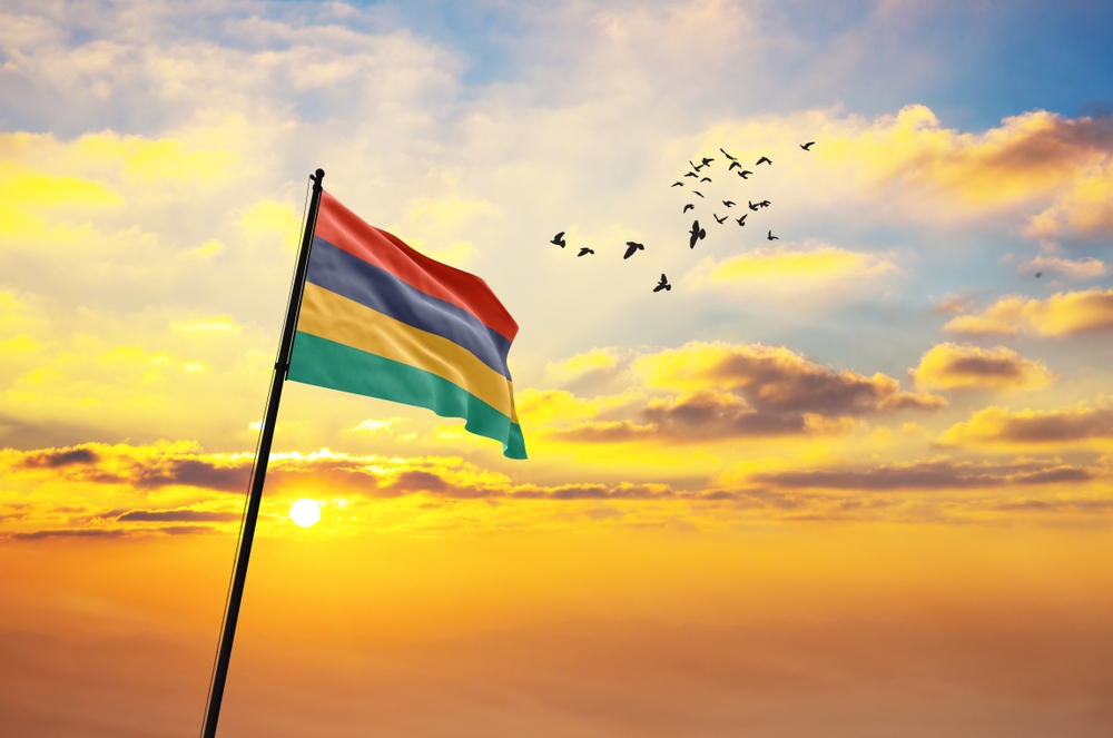 flagge von mauritius