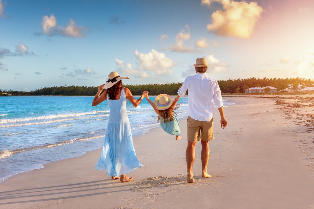 familienurlaub am strand